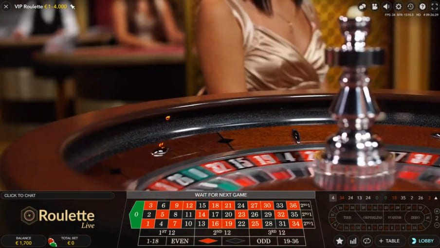 Screen VIP Roulette 2